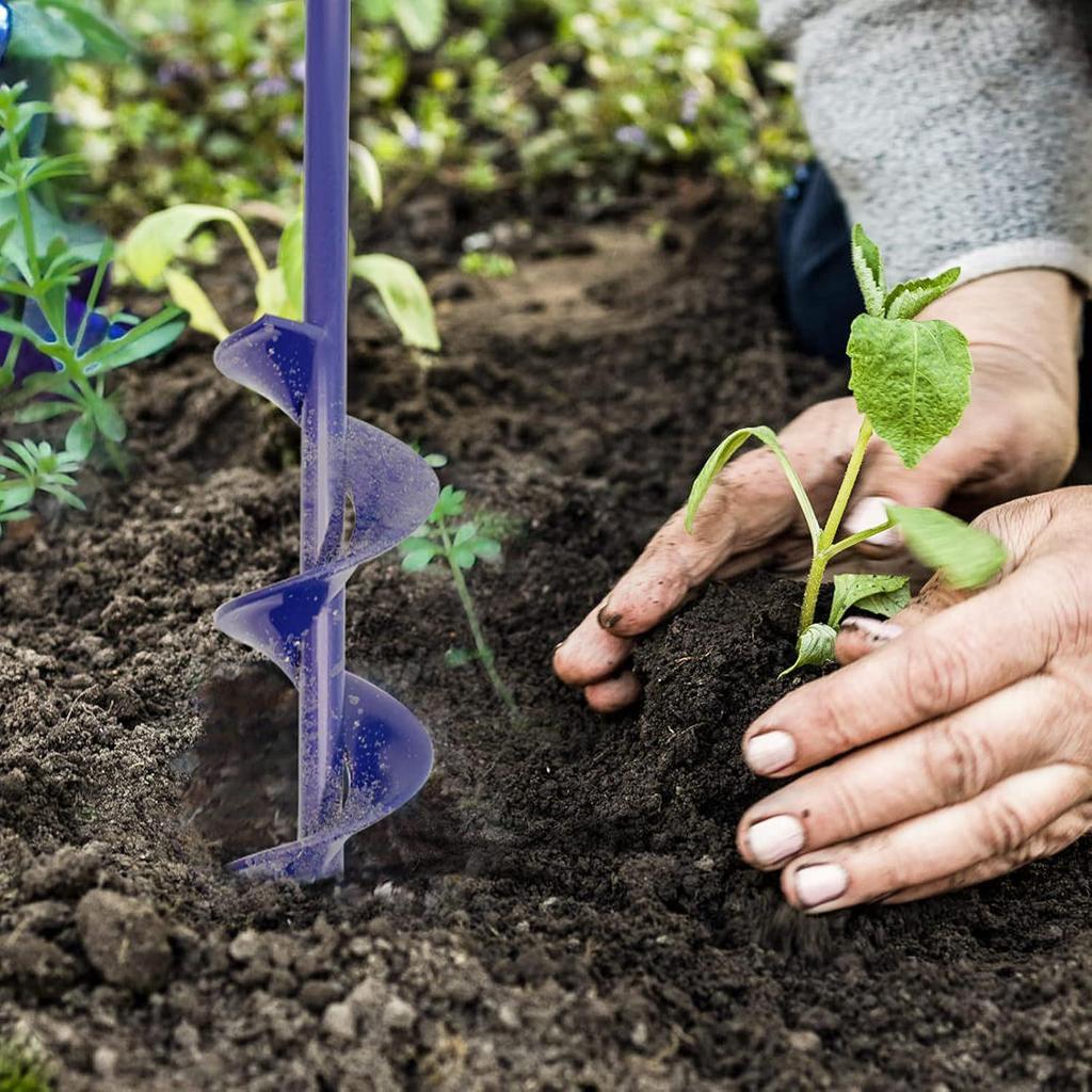 Portable Electric Earth Drill Bit for Planting and Soil Loosening