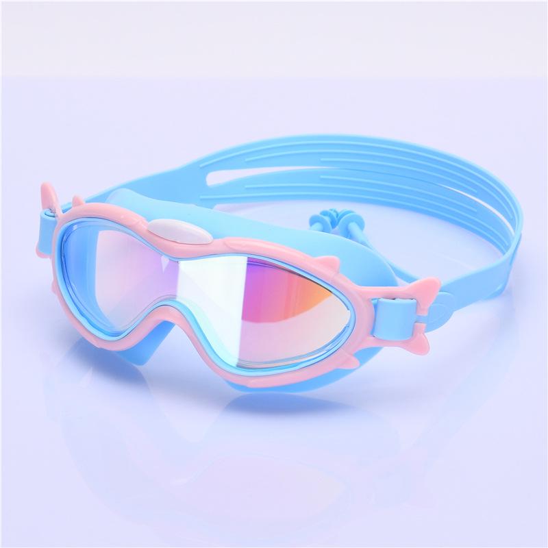 Children's Waterproof & Fog-Proof Large Frame Swimming Goggles - HD Clarity Swimming Glasses