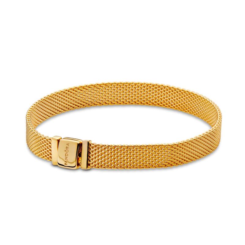 Pandora ins niche design woven 925 silver bracelet women s style 567712 серебряный