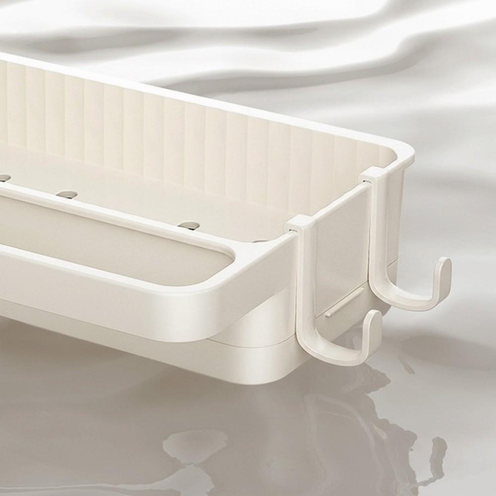 Multifunctional Faucet Storage Kitchen Organizer Rack Dishcloth Holder Sponge Storage Self-Draining Shelf Drain Rack Bathroom