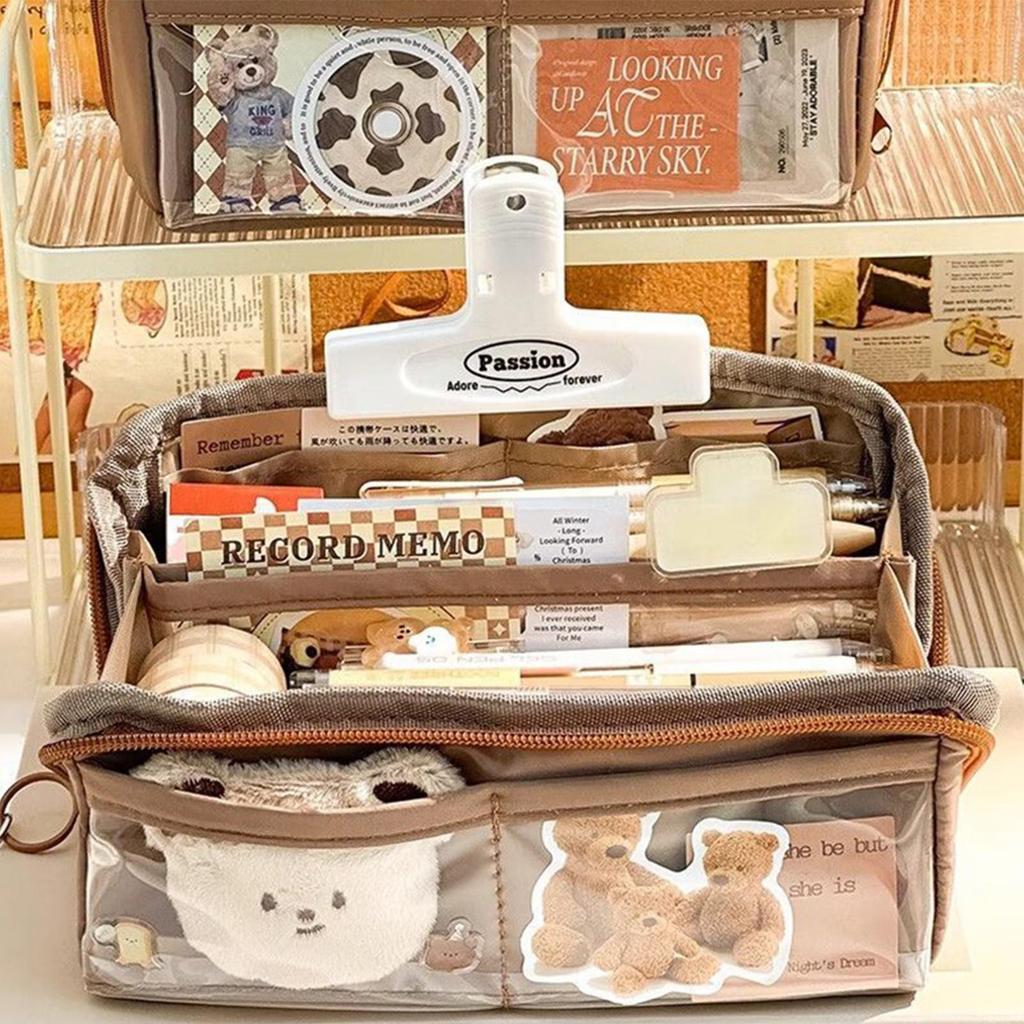 Capybara Stiftebox Halter Capybara Stiftemäppchen Tragbares Großes Stiftemäppchen für Schüler