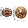 2D Flat DIY Pearl Painting Kit Pumpkin Christmas Hanging Decoration  Door Decoration