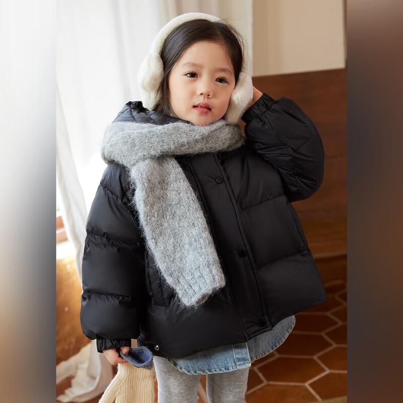 LUSON Baby Girls' 3-Proof Mid-length Down Coat
