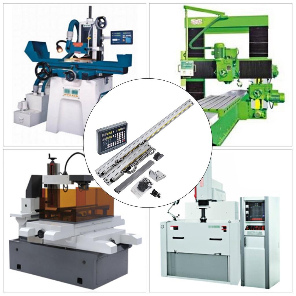 Cnc 2 Axis Digital Readout Scale Dro Linear Machine For Mill Lathe Bridgeport