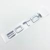 3D ABS Letters 2.0TDI 2.5TDI 3.0TDI 35TDI 40TDI 45TDI 50TDI Emblem for Audi A1 A3 A4 A5 A6 A7 A8 Q2 Q3 Q5 Q7 Car Trunk Sticker