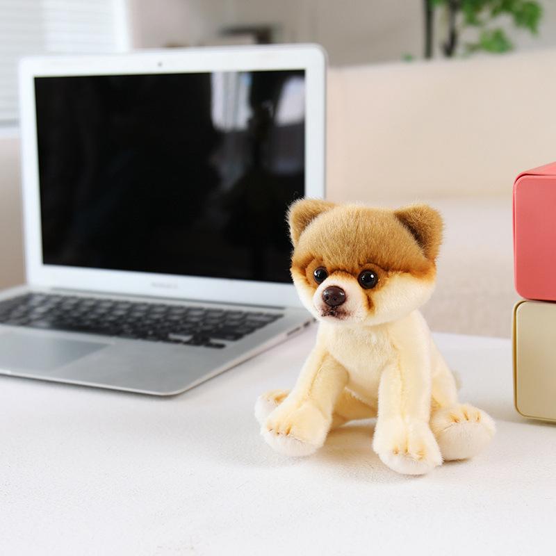 Small Plush Dolls: Spotted Pomeranian, Pug, Yorkshire Terrier, Prince Poodle, Lion, Panda, Brown Bear