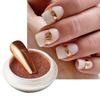 6 Color Nail Glitter Powder Gel Polish Aurora Mirror Powder DIY Gold Silver Nail Decoration