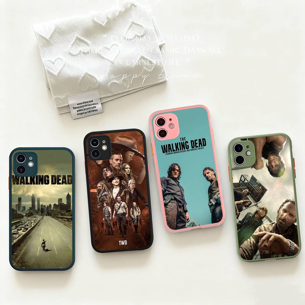 Horror The W-Walking D-Dead TV For IPhone 11 12 13 14 15 16 Pro Max Plus Matte Translucent Phone Cover