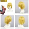 Man Denji Cosplay Wig Soft High Temperature Fiber Adjustable Head Size