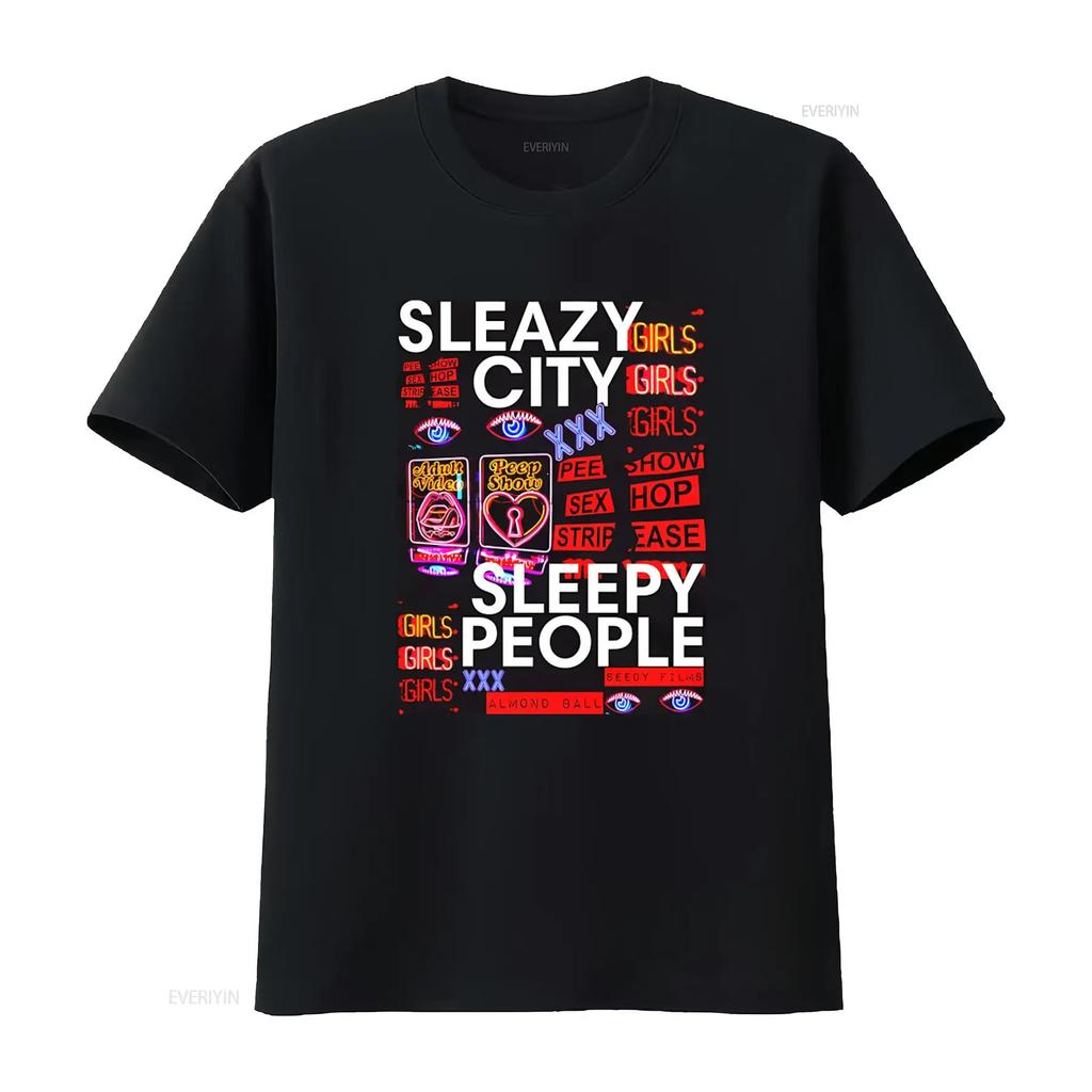 Soft Cell T-Shirt Marc Almond Dave Ball Sleazy Peep Show Synthpop Elektronische Musik Indie Neon P