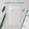 200Pcs Clear Hole Reinforcement Stickers Paper Hole Reinforcement Labels  Students