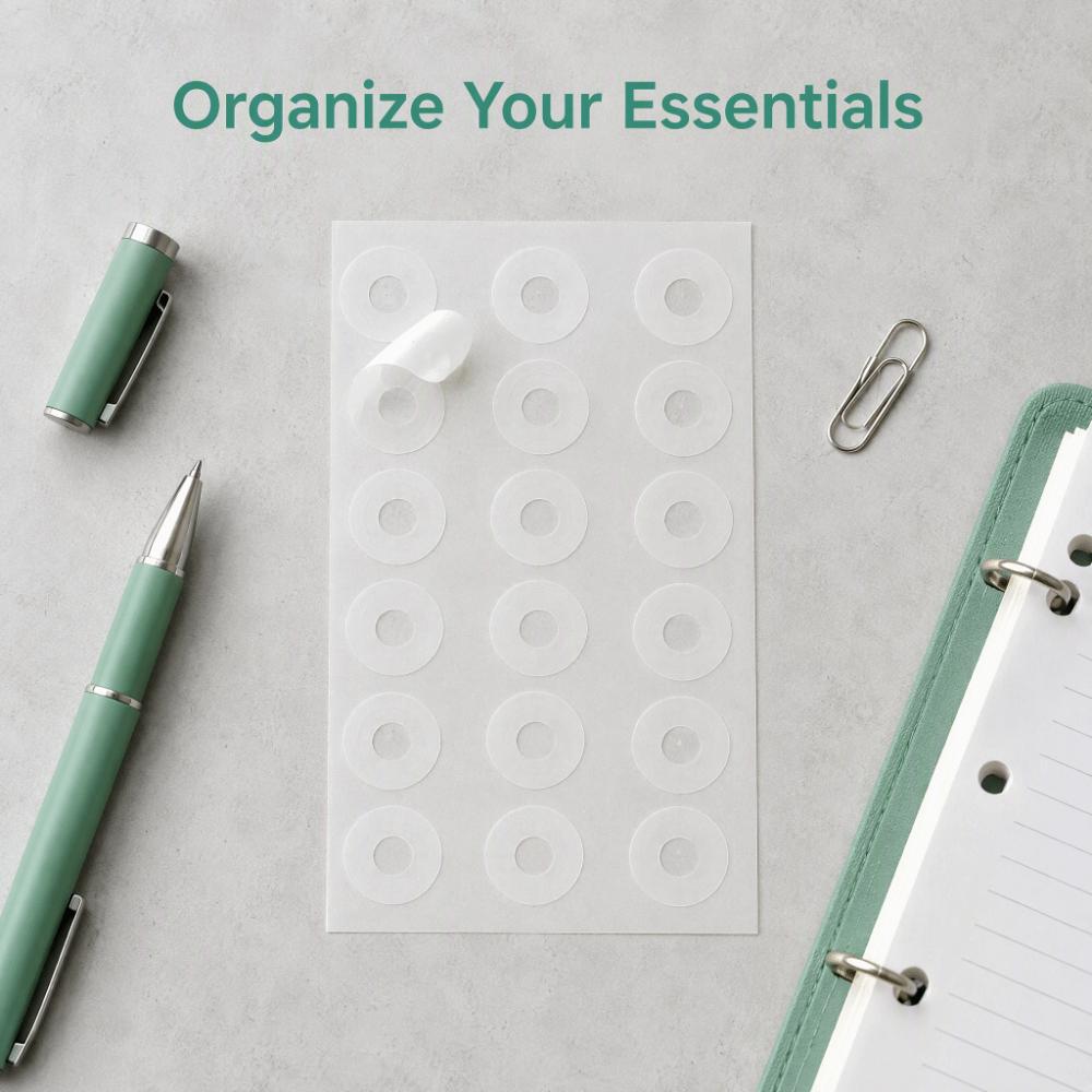 200Pcs Clear Hole Reinforcement Stickers Paper Hole Reinforcement Labels  Students