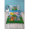 Parure De Lit - POKEMON - Pikachu Et Ses Amis - Bleu - Microfibre - 1 Housse De Couette 140 X 200 Cm + 1 Taie 63 X 63 Cm