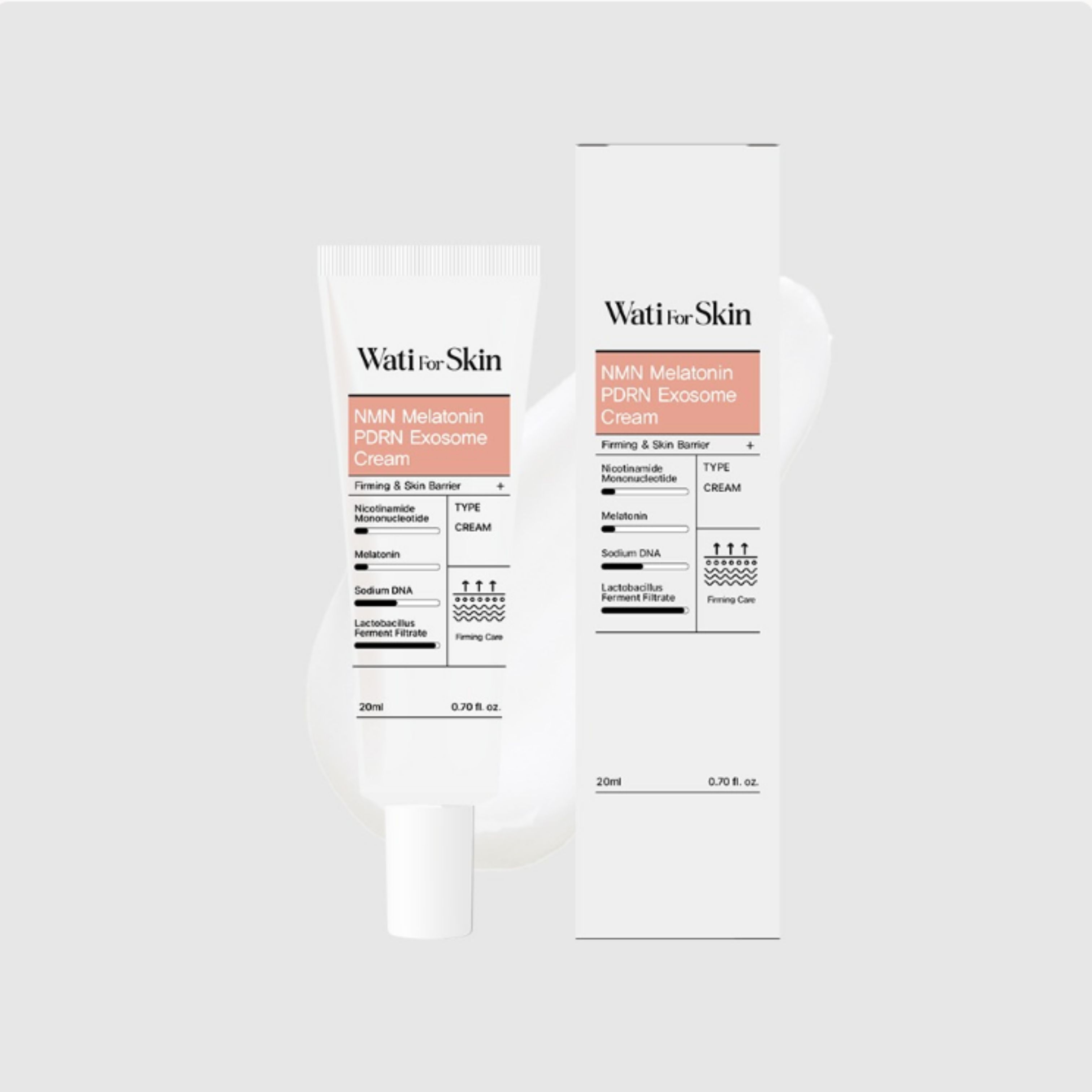 Wati For Skin NMN Melatonin PDRN Exosome Cream 20ml