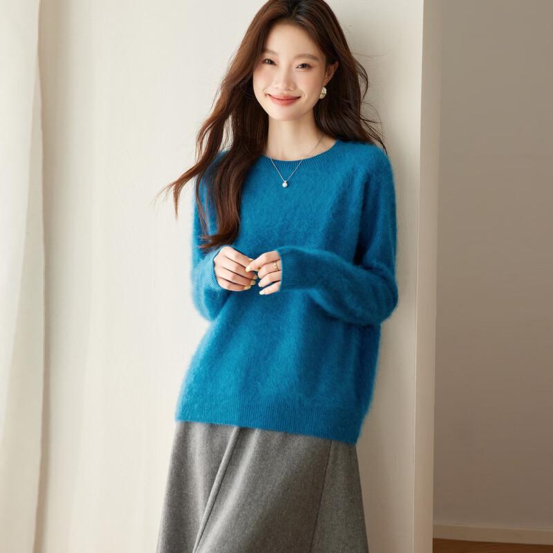 Женский свитер из кашемировой смеси с начесом M