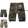 Trendy Losse Zomer Plaid Cargo Broek voor Mannen, Grote Maten, Jeugd Stijl, Vijf-Punten Lengte