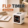 LED-Display Klapp-Countdown-Timer Geräuschloser Würfel-Timer Timer mit Schwerkraftsensor Für die Küche