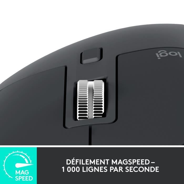 Mouse - Wireless - Logitech - MX Master 3S - Graphite
