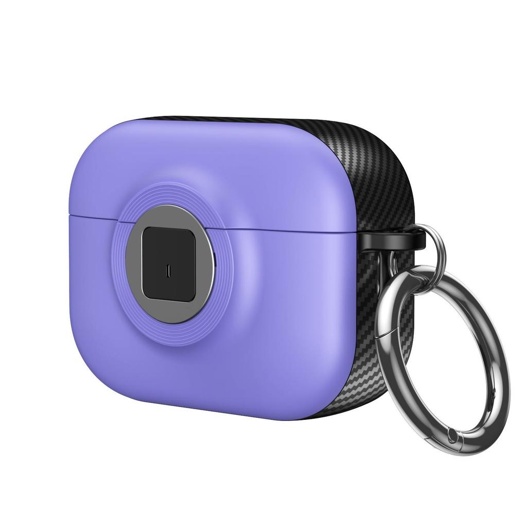For Airpods 4 Case With Secure Lock Cover For AirPods Pro 2 2nd 3nd 1st Generation Cases TPU PC Headphone Sheath With Keychain