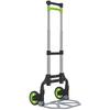 Hand Truck Foldable Aluminum Transport Cart with Telescopic Handle Height-Adjustable 100 Cm