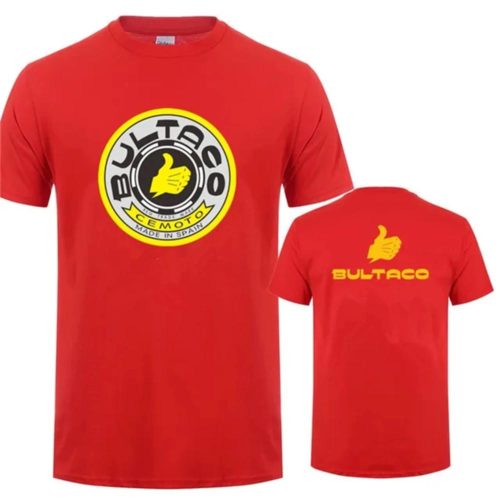 

Cemoto Motorcycles T Shirts Fashion Men Summer Short Sleeve Cotton Bultaco Man Tshirt 72604 XXL синій