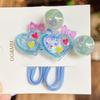 Hot Selling Kids Hair Elastics1pcs Cartoon Whale Design High Stretch Ponytail Holders Non Damage Soft for Toddler Girls