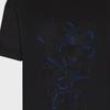 Emporio Armani Ss23 Letter Print Round Neck Short Sleeve T-Shirt Men Tops Black 3R1TBC-1JUVZ1-0999