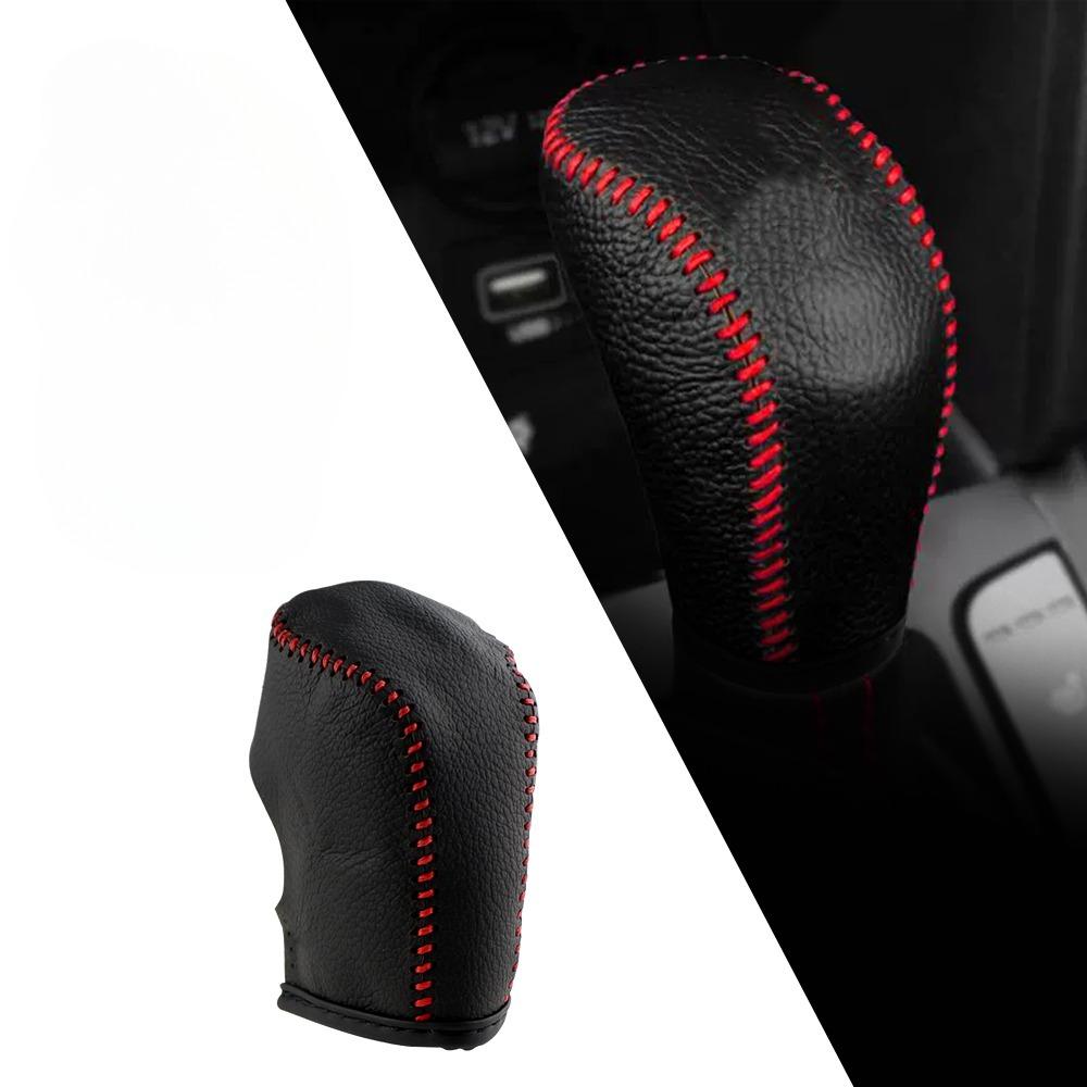 

Кожаная накладка на ручку переключения передач для Hyundai Creta Ix25 IX25 2017 2018 2019 AT Автоматическая защита воротника переключения передач Аксессуары