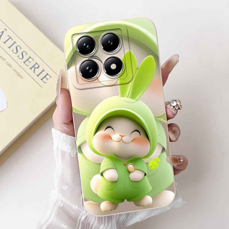 Cute Cartoon Phone Case For Xiaomi 14T Pro Soft Silicone Shockproof Cover For Xiaomi 14T 14 T Pro 5G Cases Bumpers