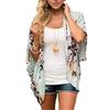 Summer Ladies New Chiffon Beach Skirt Blouse Vacation Style Leopard Print Cardigan Casual Sunscreen Clothing
