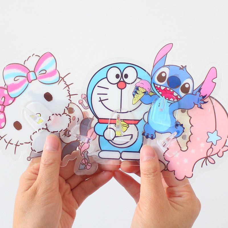 Cartoon Style Cute Wall Adhesive Hook for Bathroom, Kitchen, and Dorm