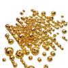High-Gloss Imitation Gold/Silver Pearl Beads for DIY Jewelry