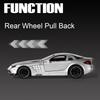 1:32 SLR 772S SLS Toys Model Sports Cars Alloy Diecast with Light Sound Vehicle Wheel Pull Back Miniature Car Boys Perfect Gifts