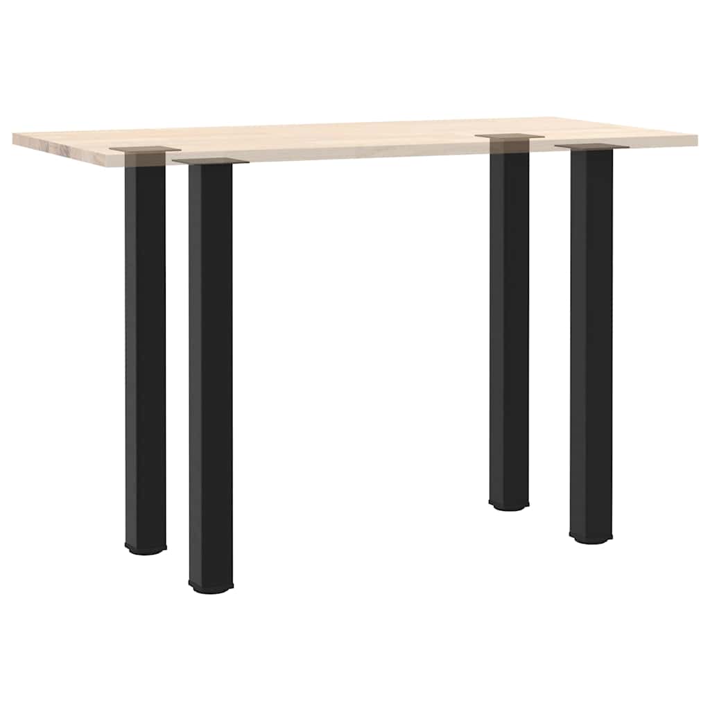 Vidaxl Nogi Do Stolika Kawowego, 4 Szt., Czarne, 90-92 Cm, Stal