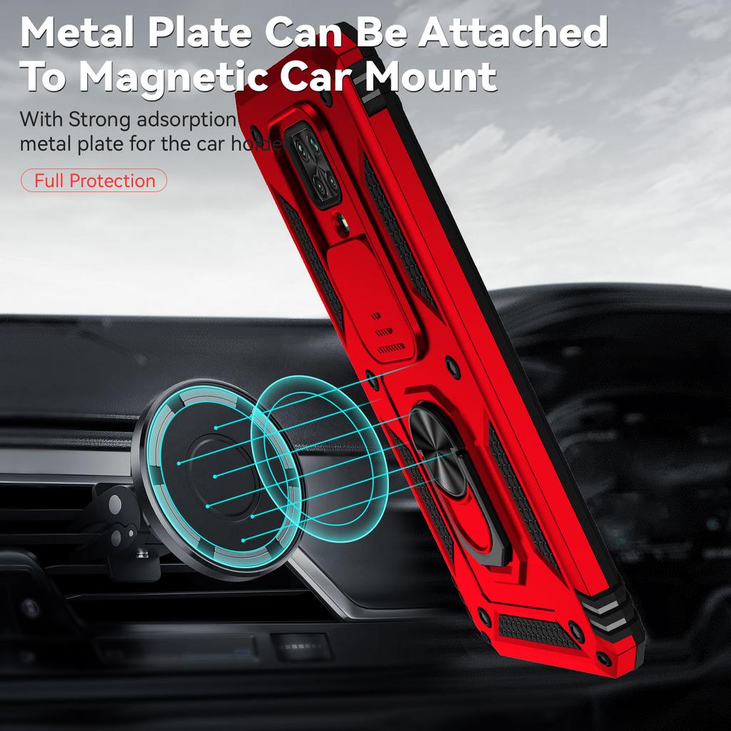 Ring Ständer Hülle Für Redmi Note 9 Pro Max 9S Note9 Pro Armor Sturzsicherer Kameraschutz Handyhülle Für Xiaomi Poco M2 Pro Funda