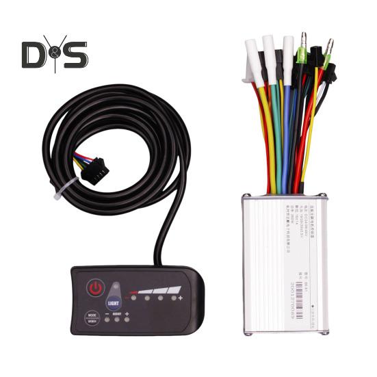 

24/36/48 В 350 Вт Контроллер для электровелосипеда со светодиодным дисплеем, регулируемый водонепроницаемый бесщеточный мотор для электроскутера, регулятор скорости, аксессуары для электровелосипеда 36V350W（S6-61/S810)