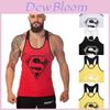 Colete Esportivo Masculino com Padrão do Superman em Tecido de Algodão para Treino de Verão e Estilo de Vida Ativo