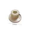 10PCS Bread Machine Motor Transmission Kit 15 Teeth Bread Maker Gear Motor Drive Gear Belt Drive Pulley Plastic Material