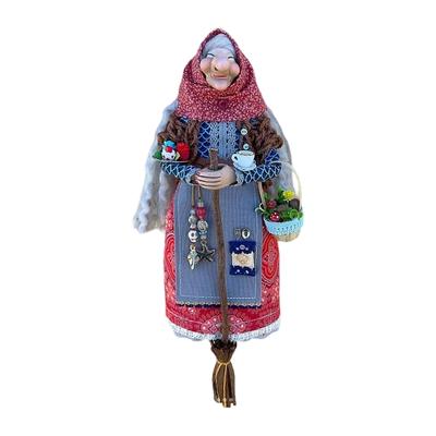 Whimsical Flying Broomsticks Witch Statue Kitchen Ornament Halloween Party Decoration Resin Craft Creative Cooking Gift