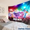 Custom Name Tapestry Rainbow Pony Tapestry Room Decoration Wall Hanging for Living Room Bedroom, Dormitory, Birthday and Christmas Gifts