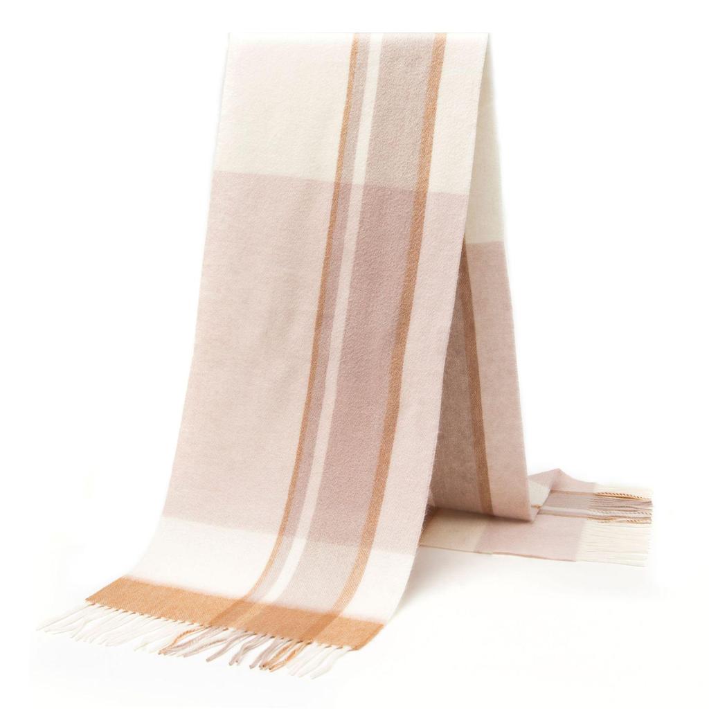 2025 British Plaid Wool Scarf for Men & Women - Warm, Autumn/Winter Style