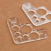 Acrylic R Shape Corner Cutter Radius Template Ruler for Sewing Quilting Leather Craft Fabric Patchwork DIY Measuring Gauge Tool