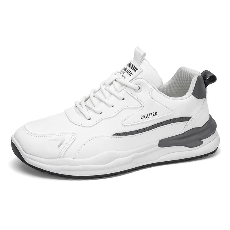 

Mens Running Shoes 2026 Autumn New High-end White Thick Soled Sneakers Breathe Cushioning Outdoor Street Casual Sneakers for Men 44 білий