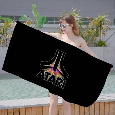 A-AtariS Game Logo Microfiber Beach Towel Absorbent Quick Dry Soft Yoga Swimming Resort Mountain Climbing Towel