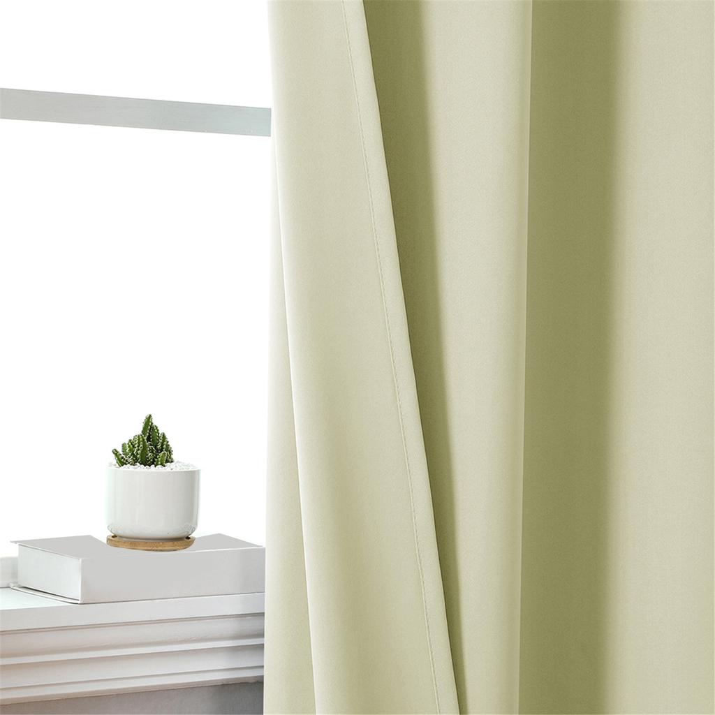 Energy Saving Thermal Insulated Window Drapes Curtains Shade for Bedroom Privacy and Noise Reductions Comfortable Sleep