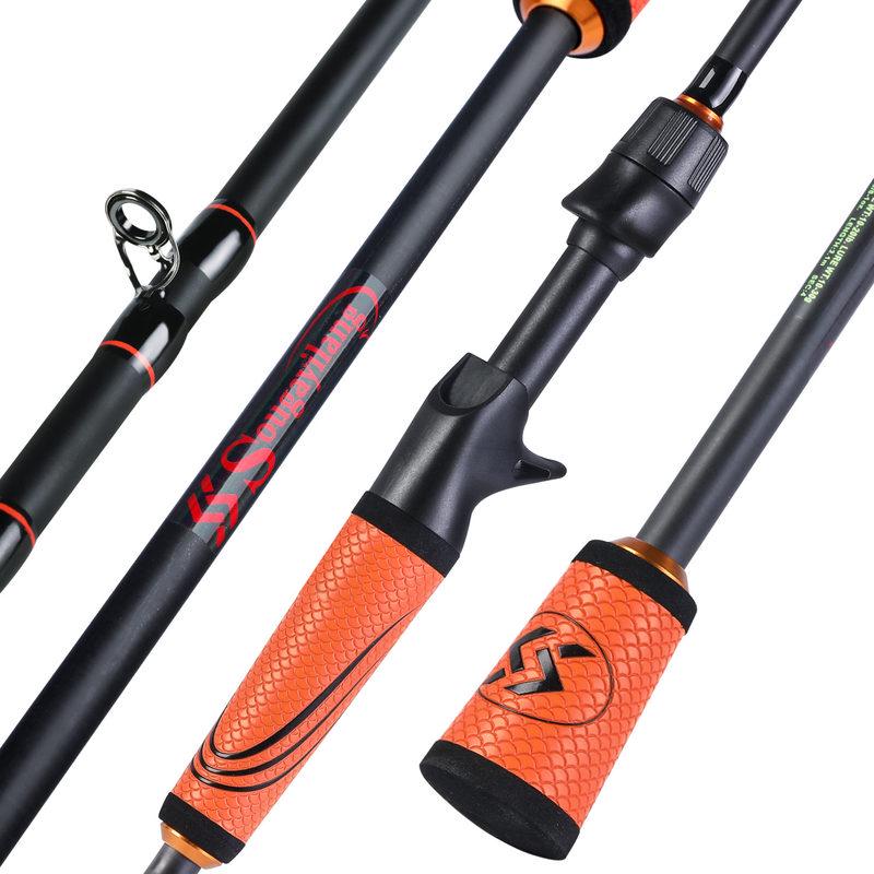 Fishing Rod Carbon Fiber  1.8m/2.1m Casting Fishing Rod  for Carp Fishing Tools Travel Fishing Rod