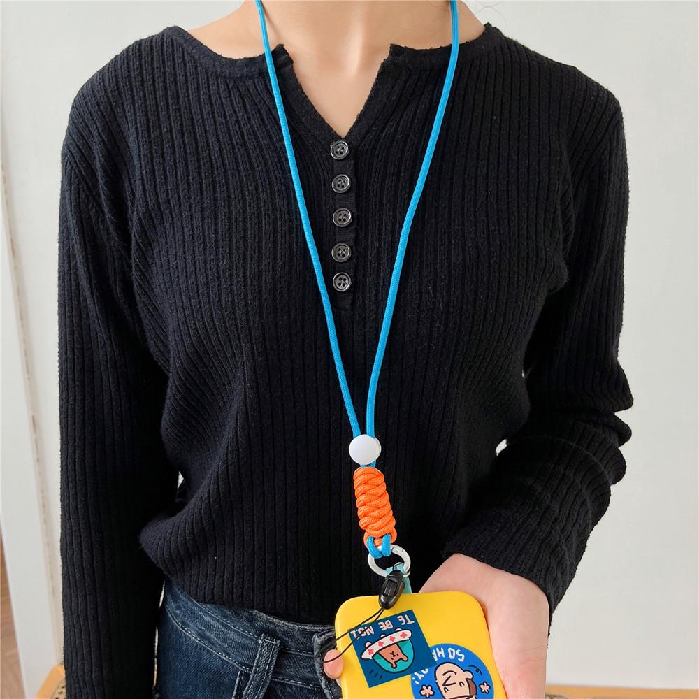 Universal Telefon Lanyard Einstellbare Abnehmbare Neck Cord Lanyard Strap Für Handy Zubehör Handy Seil ZH