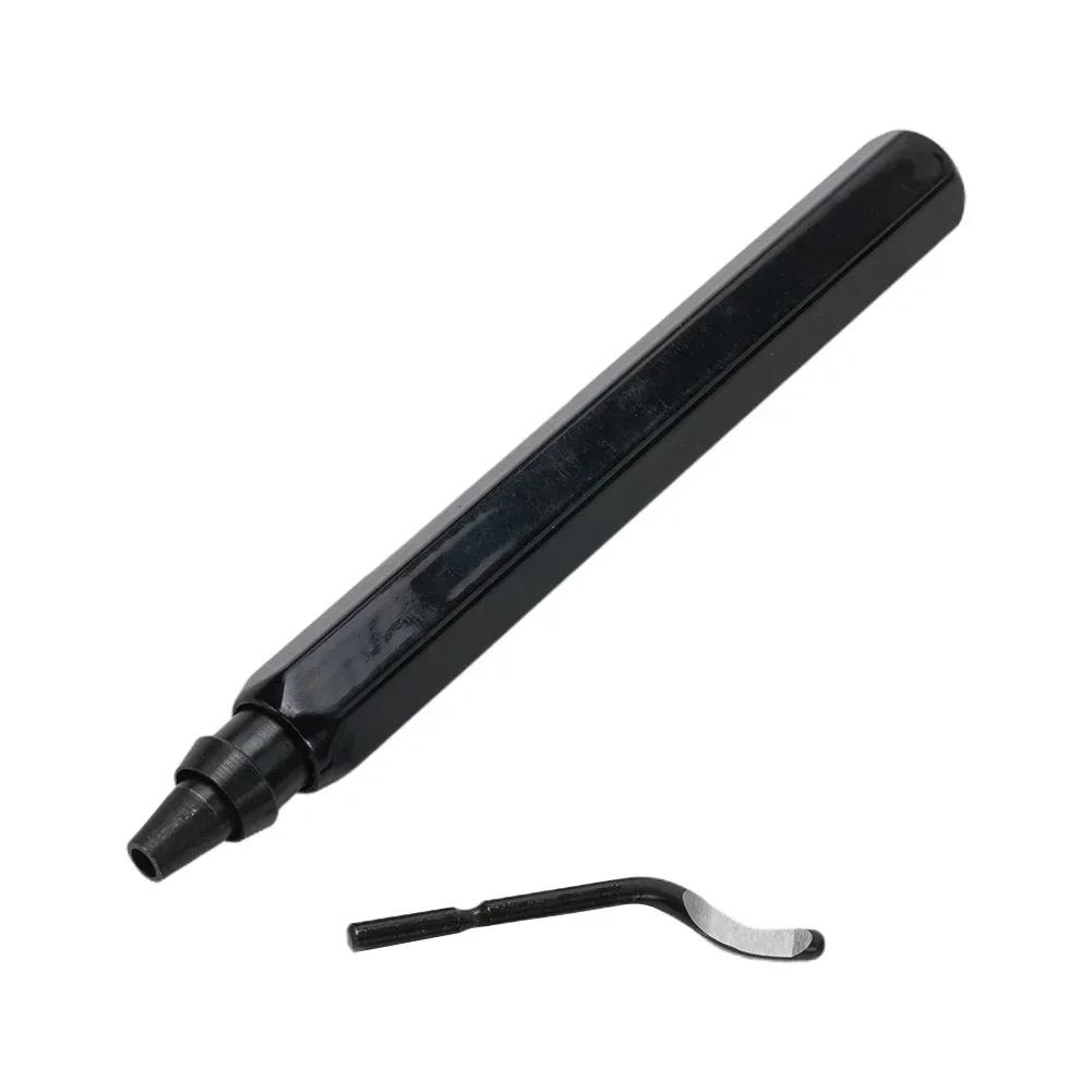 Compact Deburring Tool Kit for Plastic and Copper RB1000 Rotary with Aluminum Handle and Blade Remover for Clean Cuts