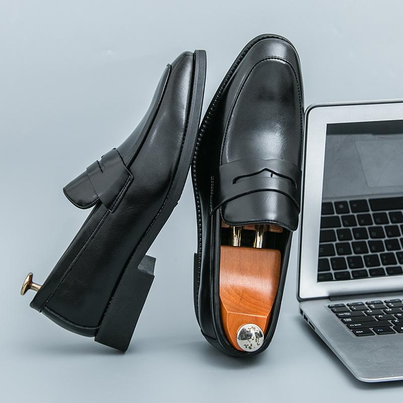Fashion Stylish Daily Mens Driving Loafers Original Designer Casual Shoes Male Slip-on Flats Handmade Leather Business Shoes Moccasins