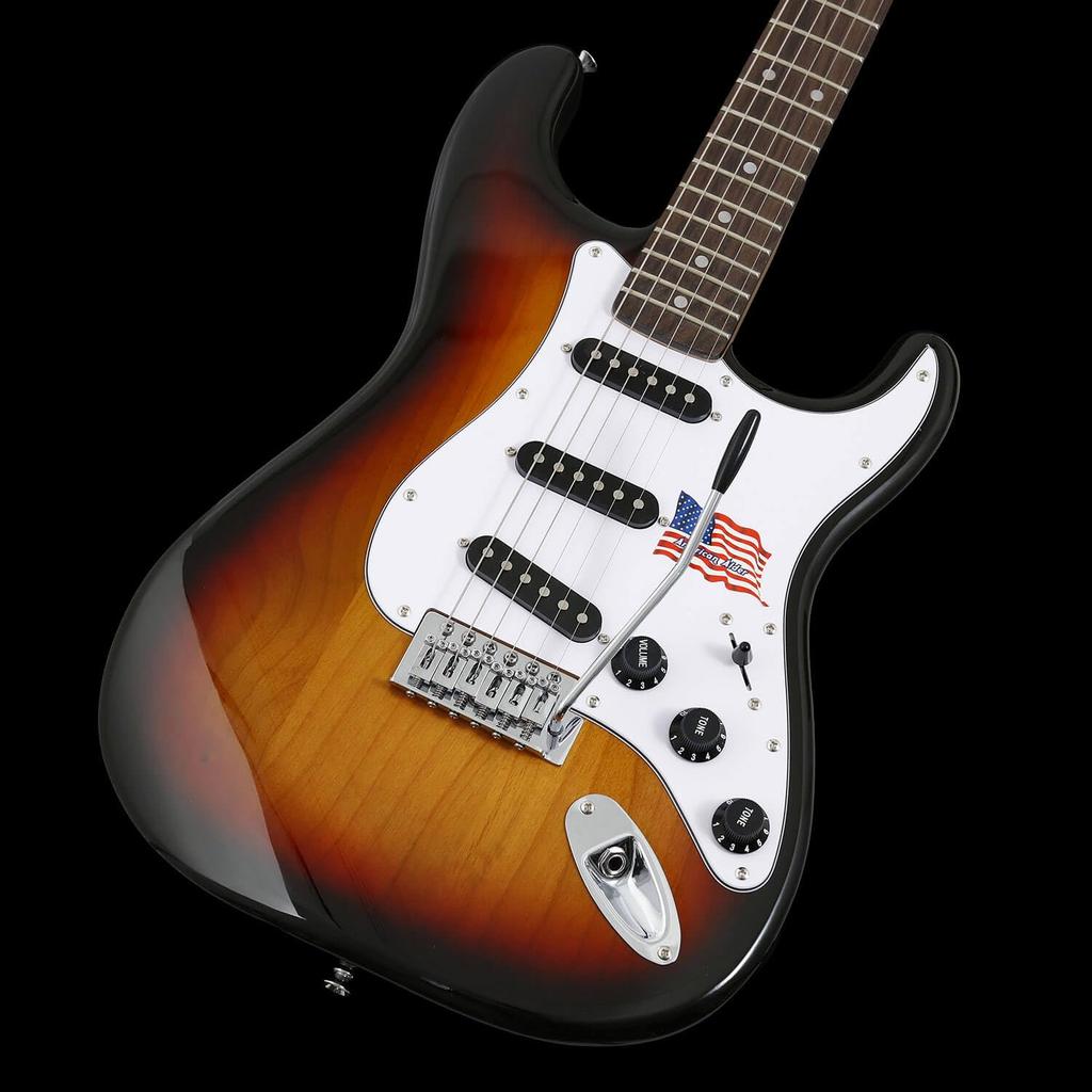 SX (SX) ST Type Electric Guitar, Alder Body, Rosewood Fingerboard, SST/ALDER/R/3TS